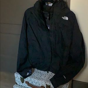 North face jacket with removable hood